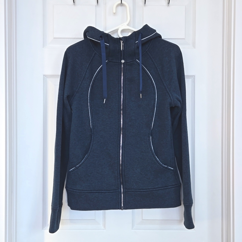 lululemon athletica Navy Blue Full-Zip Hoodie